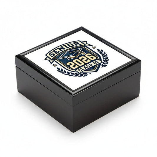 Senior Class of 2026 Jewelry Box – Graduation Keepsake Gift