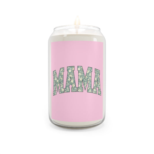 Mama Floral Soy Candle — 13.75oz Scented Gift Candle (Pink)
