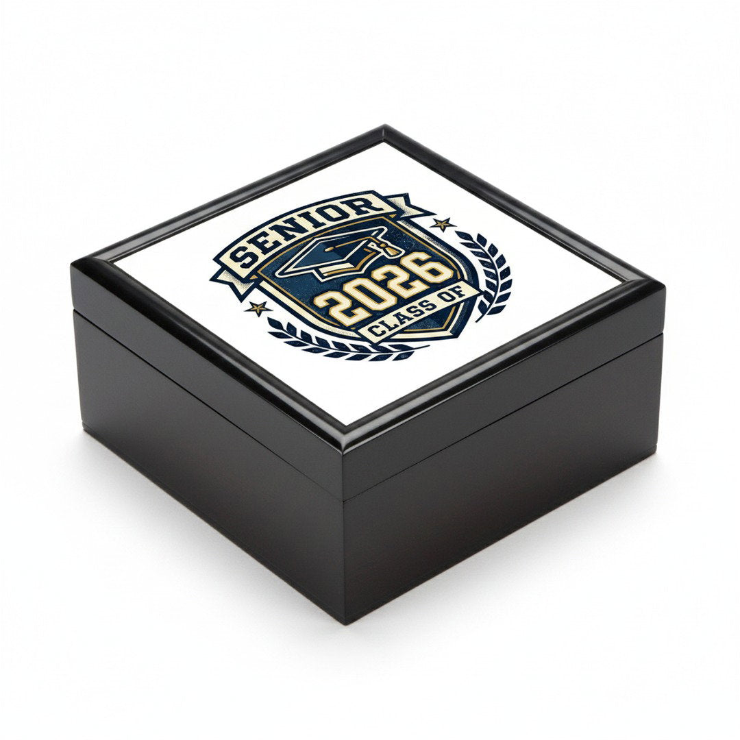 Senior Class of 2026 Jewelry Box – Graduation Keepsake Gift
