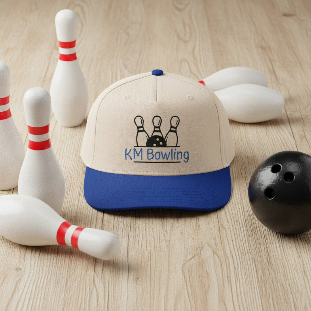 KM Bowling Mid Profile Baseball Cap