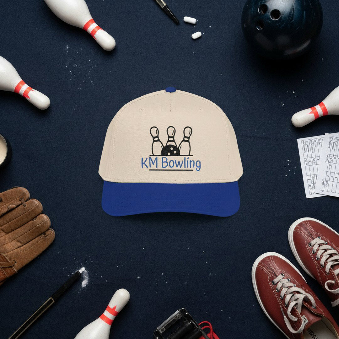 KM Bowling Mid Profile Baseball Cap