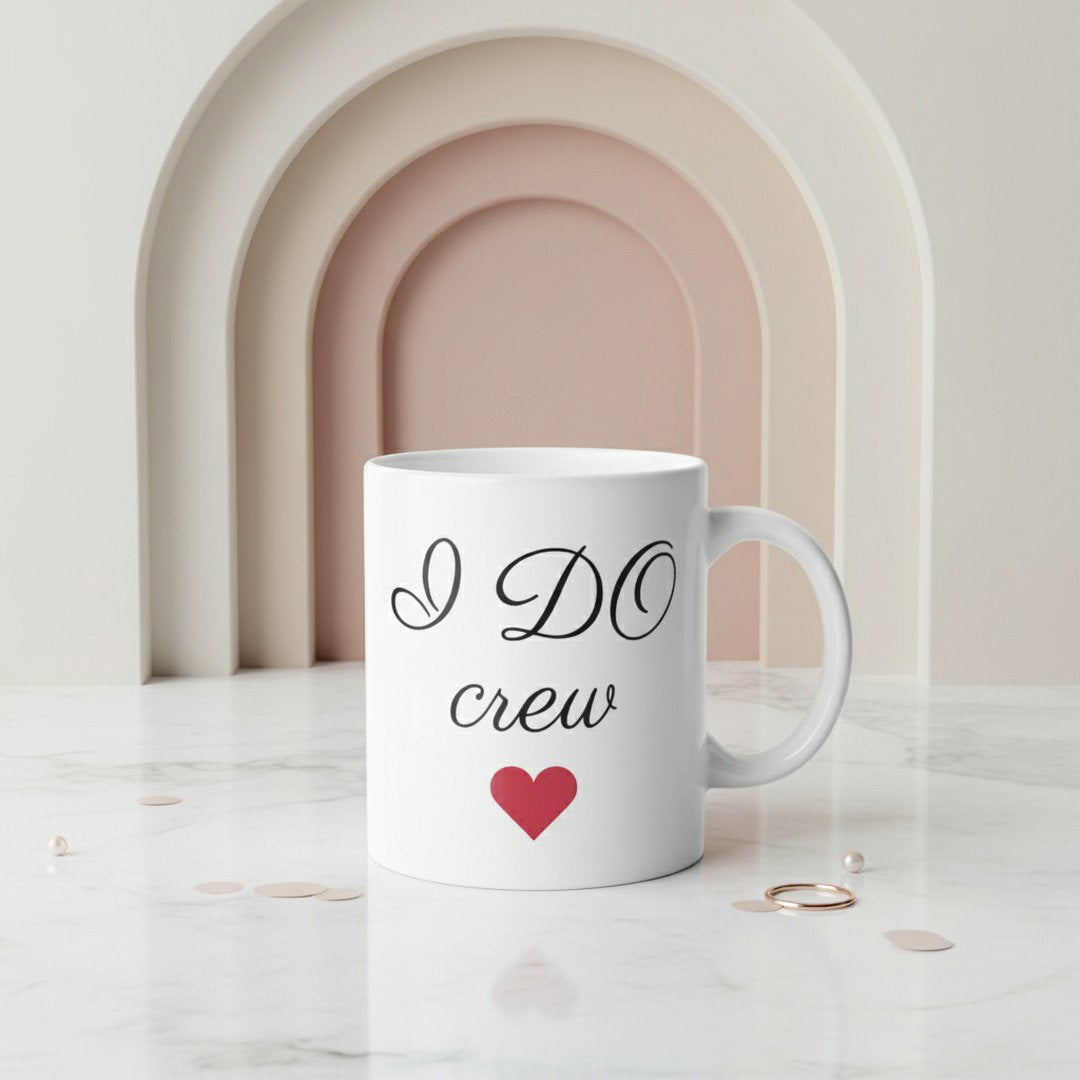 I DO Crew mug | Color Changing 11oz Wedding Party Mug