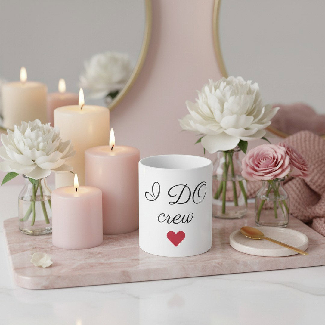 I DO Crew mug | Color Changing 11oz Wedding Party Mug