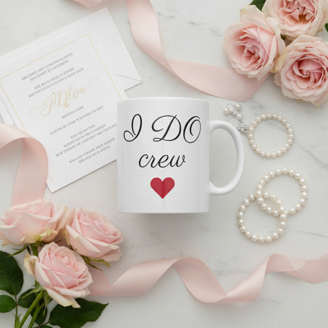 I DO Crew mug | Color Changing 11oz Wedding Party Mug