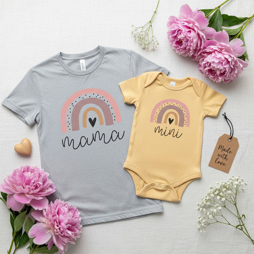 Mini Rainbow Infant Bodysuit — Soft Cotton ‘mini’ Baby Onesie