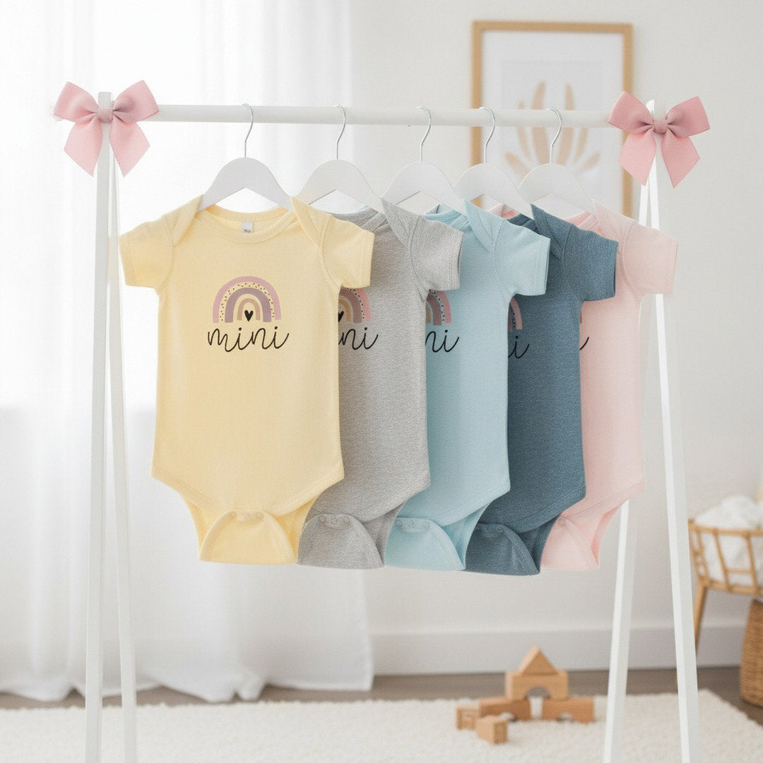 Mini Rainbow Infant Bodysuit — Soft Cotton ‘mini’ Baby Onesie