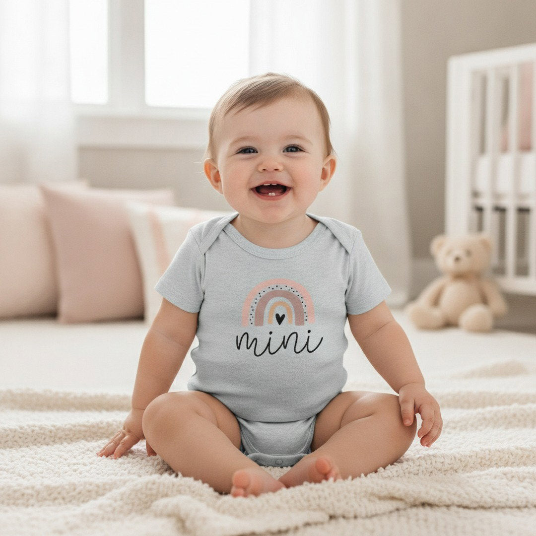 Mini Rainbow Infant Bodysuit — Soft Cotton ‘mini’ Baby Onesie