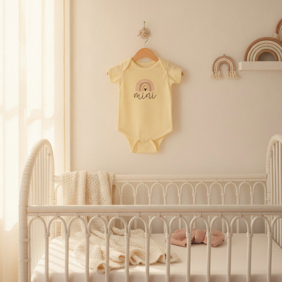Mini Rainbow Infant Bodysuit — Soft Cotton ‘mini’ Baby Onesie