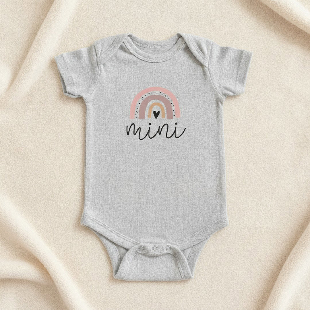 Mini Rainbow Infant Bodysuit — Soft Cotton ‘mini’ Baby Onesie