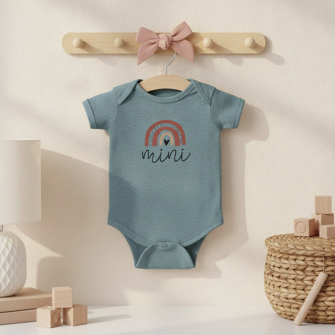 Mini Rainbow Infant Bodysuit — Soft Cotton ‘mini’ Baby Onesie