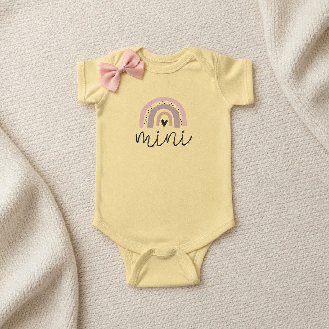 Mini Rainbow Infant Bodysuit — Soft Cotton ‘mini’ Baby Onesie