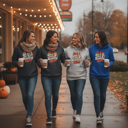 Just a Small Town Bowling Mom Hoodie | Retro Bowling Mom Sweatshirt