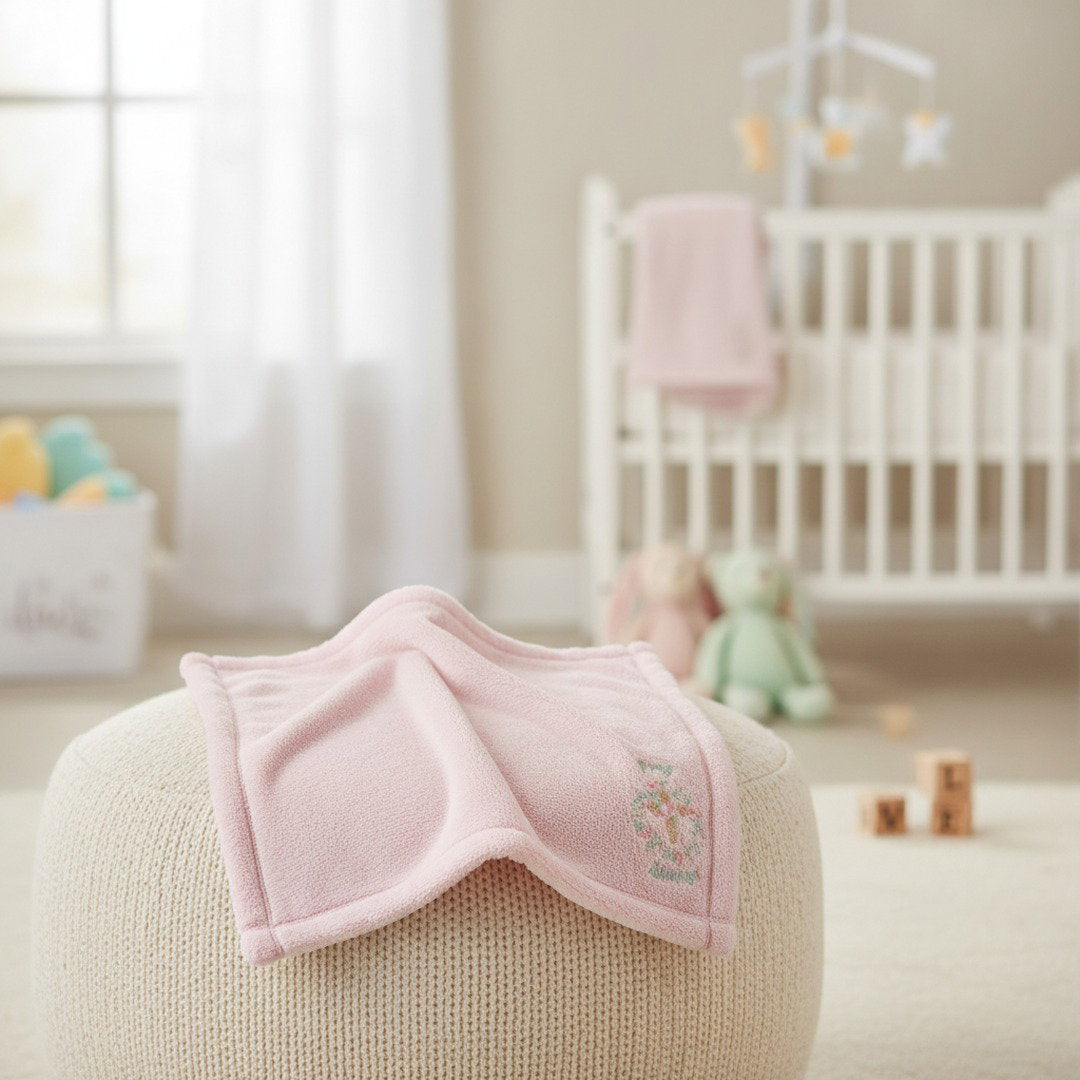 Pray Always™ Minky Baby Lovey Security Blanket | Soft Plush Christian Baby Comfort Blanket | Baby Shower Gift