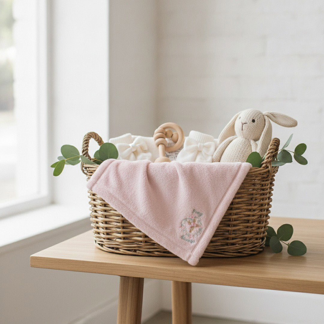 Pray Always™ Minky Baby Lovey Security Blanket | Soft Plush Christian Baby Comfort Blanket | Baby Shower Gift
