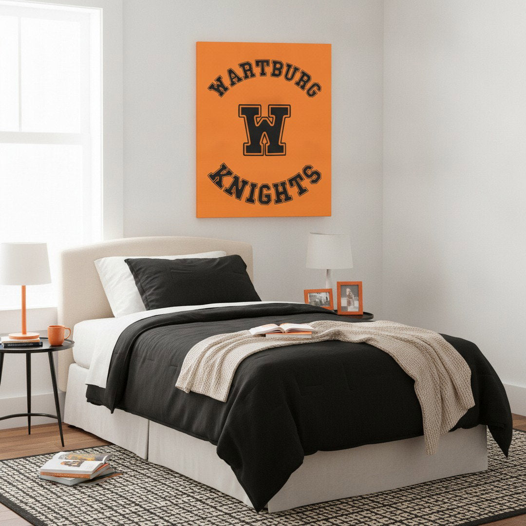 Wartburg Knights Canvas Wall Art | Wartburg W Canvas Print | College Dorm Decor | 8x10 & 11x14 Wall Art | Student & Alumni Gift