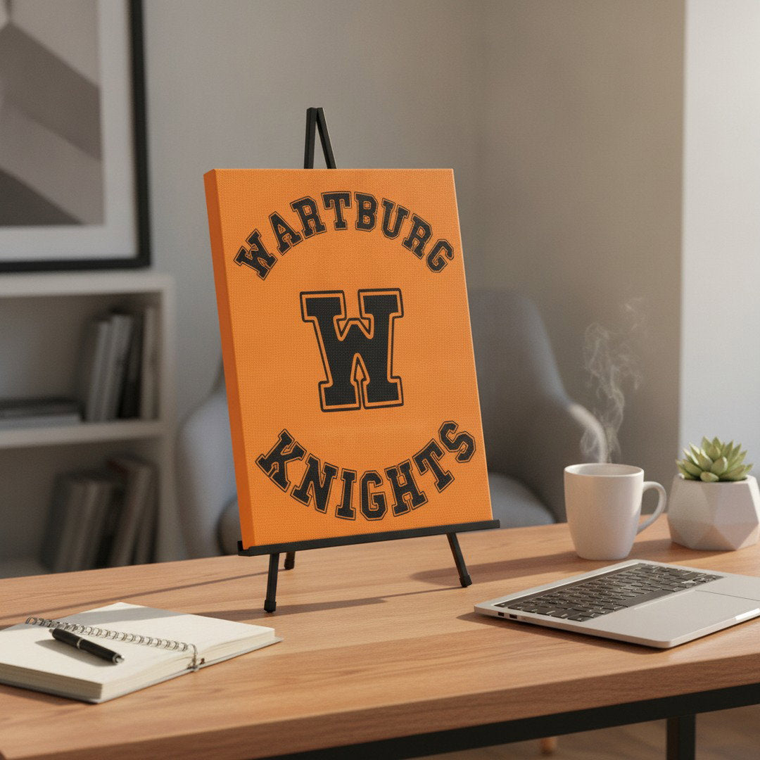 Wartburg Knights Canvas Wall Art | Wartburg W Canvas Print | College Dorm Decor | 8x10 & 11x14 Wall Art | Student & Alumni Gift