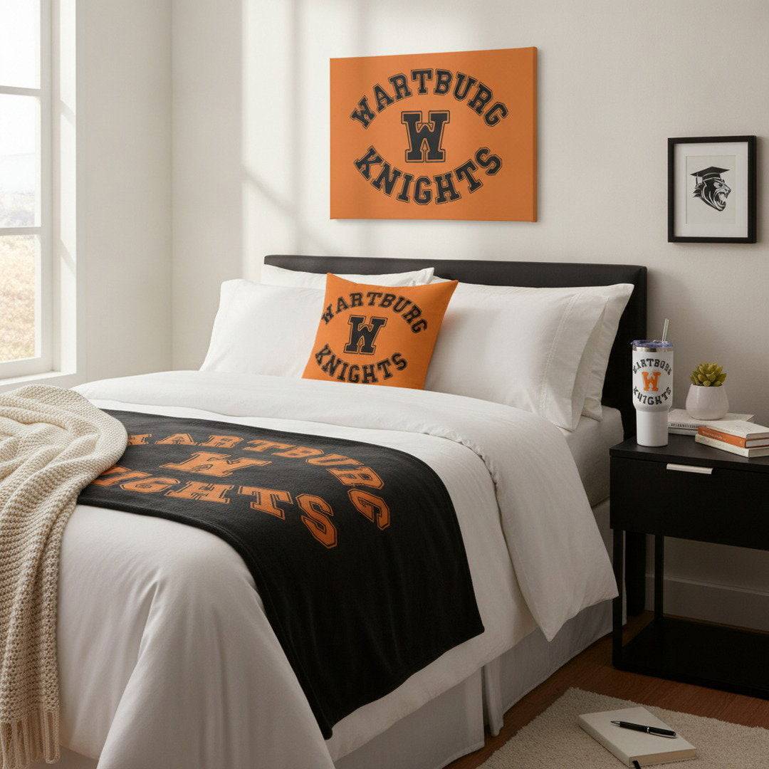 Wartburg Knights Canvas Wall Art | Wartburg W Canvas Print | College Dorm Decor | 8x10 & 11x14 Wall Art | Student & Alumni Gift