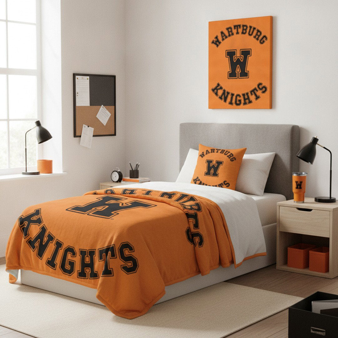 Wartburg Knights Canvas Wall Art | Wartburg W Canvas Print | College Dorm Decor | 8x10 & 11x14 Wall Art | Student & Alumni Gift