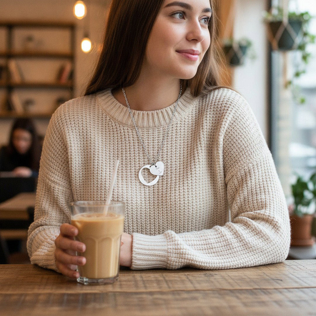 Class of 2027 Heart Necklace | Gold, Rose Gold & Silver | Senior Gift | Graduation Jewelry | High School Senior Keepsake