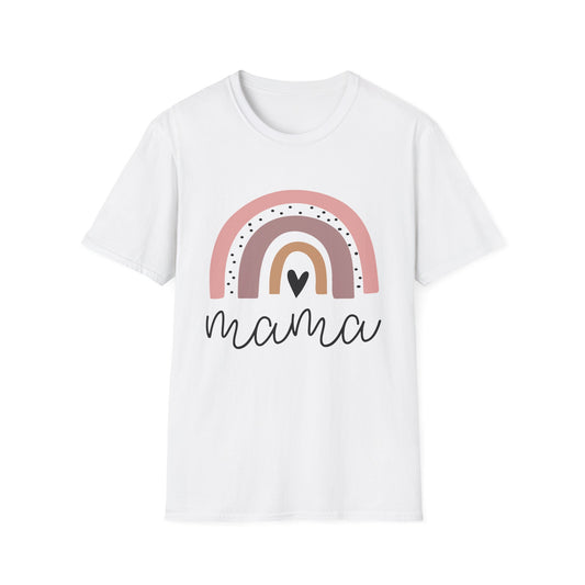 Mama Rainbow T-Shirt — Soft Pastel Mother's Day Tee