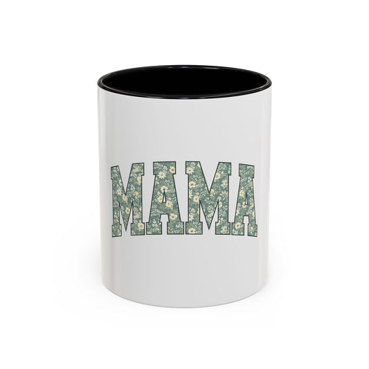 Mama Floral Accent Coffee Mug